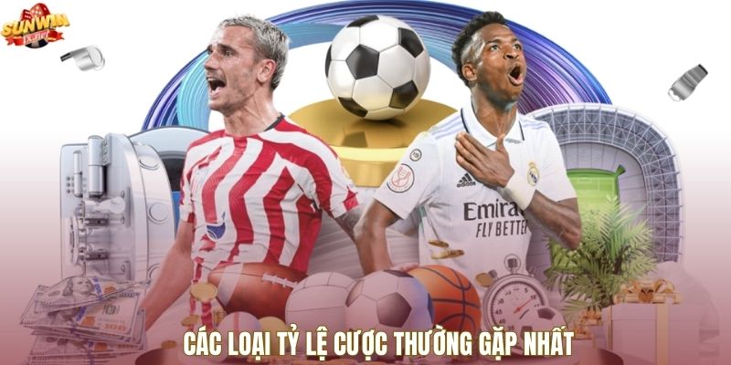 Các loại tỷ lệ cược thường gặp nhất